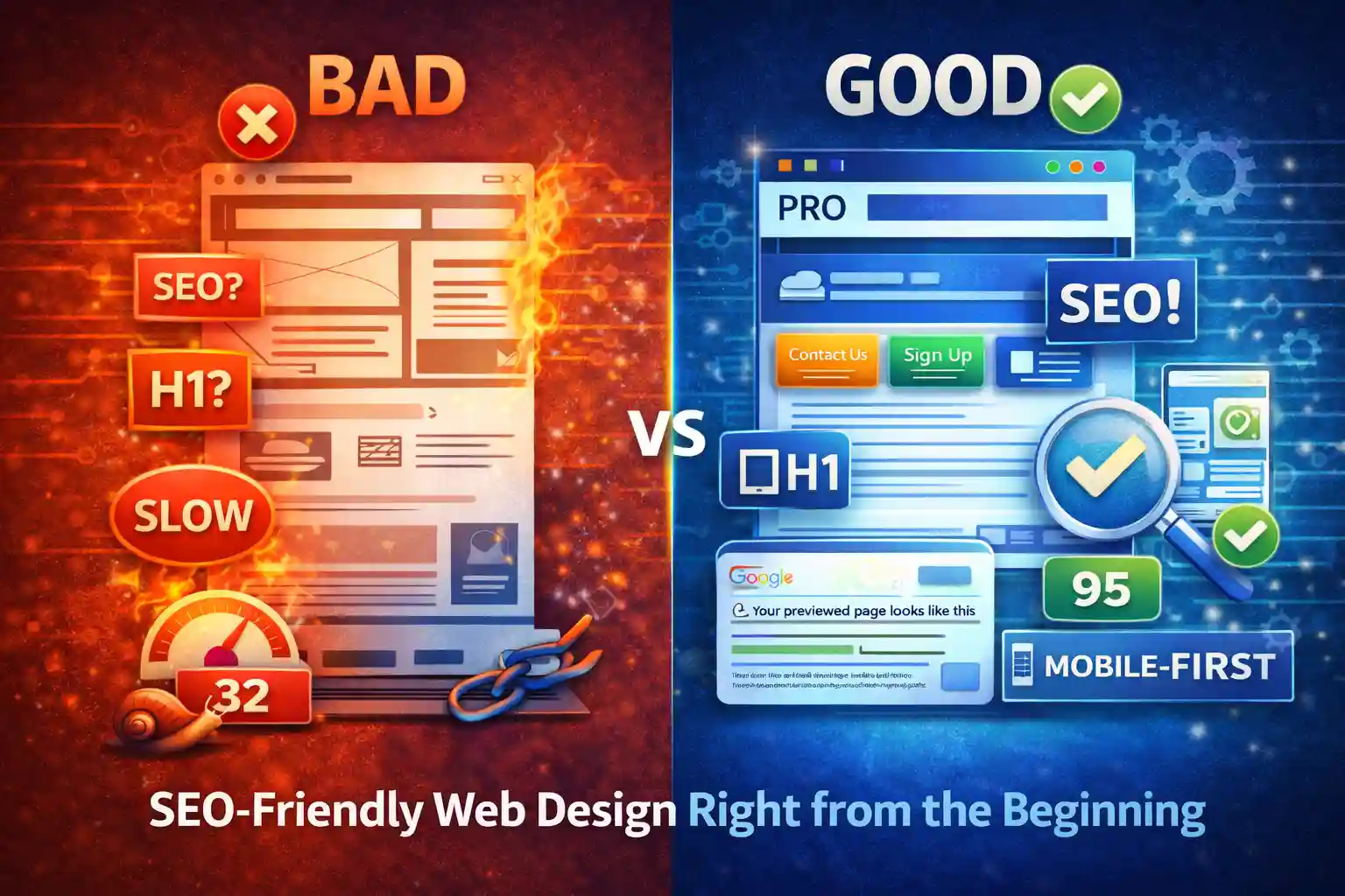 SEO-Friendly Web Design Right from the Beginning